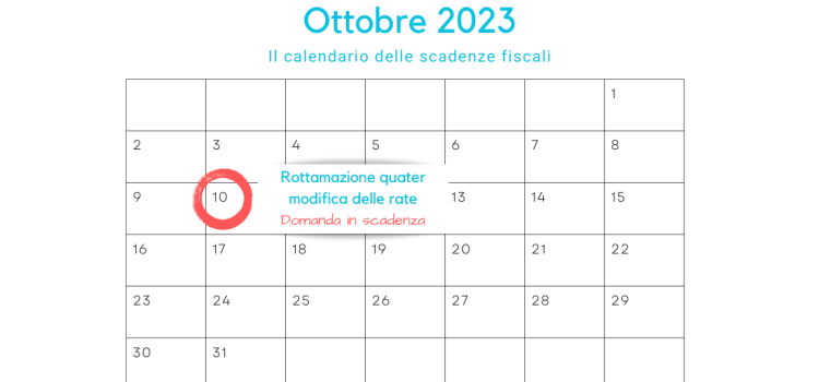 Rottamazione quater: variazione del piano di pagamento in scadenza il 10 ottobre