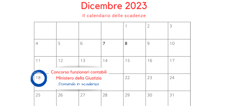 Concorso Ministero della Giustizia: scadenza della domanda prorogata al 27 dicembre