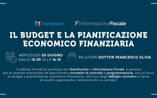 Budget e pianificazione economico finanziaria: webinar formativo gratuito 