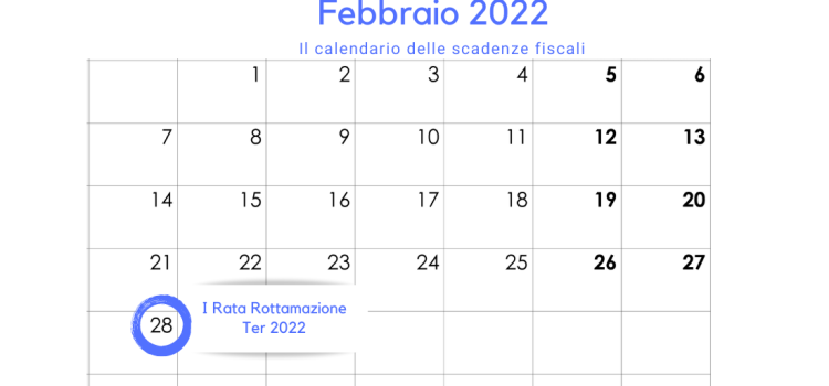 Rottamazione ter: il 28 febbraio 2022 la scadenza della prima rata 