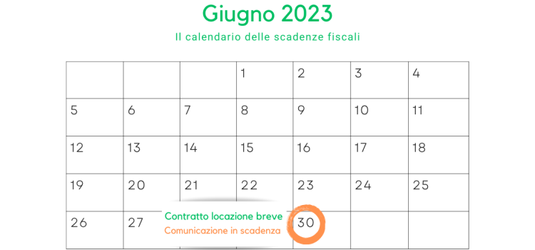 Contratto di locazione breve: il 30 giugno la scadenza della comunicazione