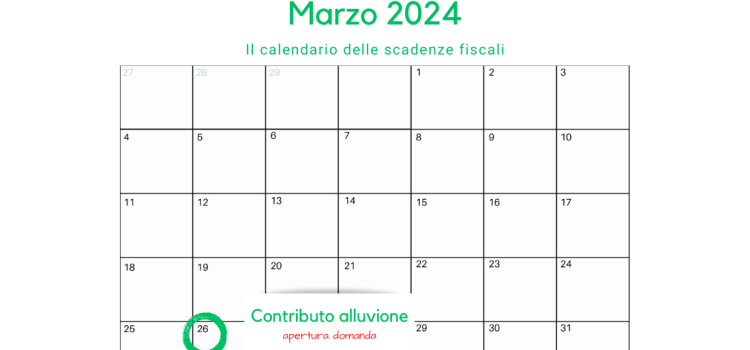 Contributo alluvione: domanda per le imprese da oggi, 26 marzo 2024
