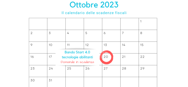 Bando Start 4.0 tecnologie abilitanti: domanda in scadenza il 20 ottobre