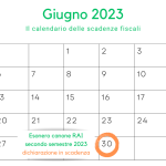 Esonero canone RAI 2° semestre 2023: dichiarazione in scadenza il 30 giugno