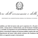 Concorso MEF, 20 assunzioni: domanda in scadenza l'11 settembre