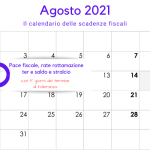 Pace fiscale, il termine di tolleranza sposta la scadenza al 9 agosto 2021