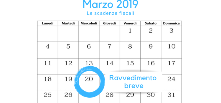 Scadenza ravvedimento breve, 20 marzo: ultime ore per regolarizzare