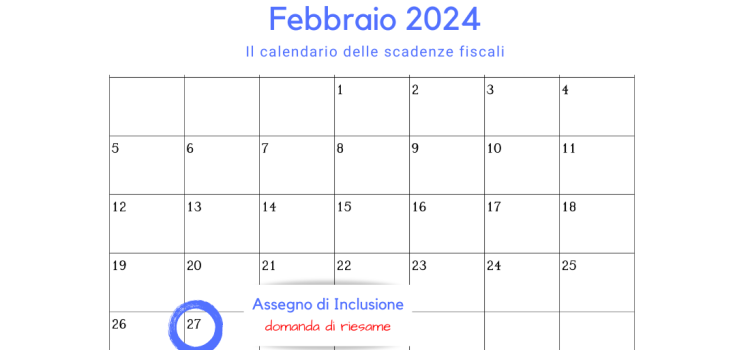 Assegno di inclusione: domanda di riesame aperta da oggi 27 febbraio 2024