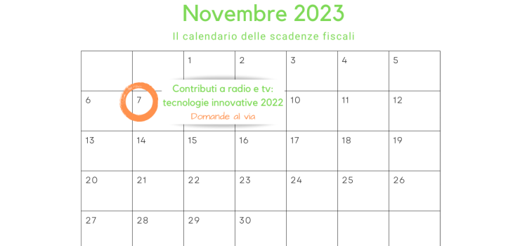 Investimenti in tecnologie innovative 2022, contributi a radio e tv: domanda dal 7 novembre
