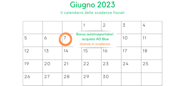 Bonus autotrasportatori 2023, acquisto AD Blue: istanze in scadenza il 7 giugno