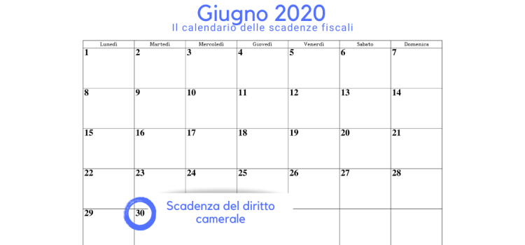 Diritto camerale: la scadenza del 30 giugno 2020