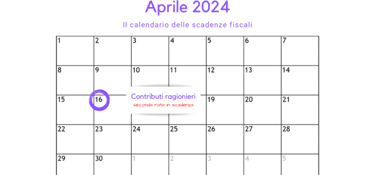 Contributi ragionieri: prossimo pagamento in scadenza il 16 aprile 2024