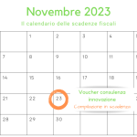 Voucher consulenza innovazione: scadenza 23 novembre per compilare la domanda