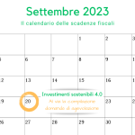 Investimenti sostenibili 4.0: al via dal 20 settembre la compilazione della domanda di agevolazione