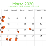 Scadenze fiscali marzo 2020: gli appuntamenti e il calendario del mese