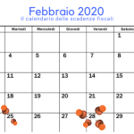 Scadenze fiscali febbraio 2020: calendario e appuntamenti del mese