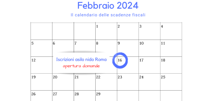 Iscrizione asilo nido di Roma: via alla domanda da oggi, 16 febbraio 2024