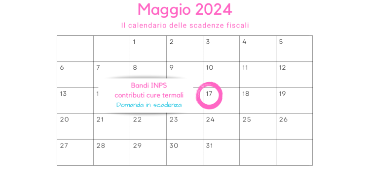 Bando INPS contributi per cure termali: domanda in scadenza oggi, 17 maggio
