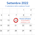Pensioni all'estero: dal 14 settembre 2022 domande di accertamento esistenza in vita