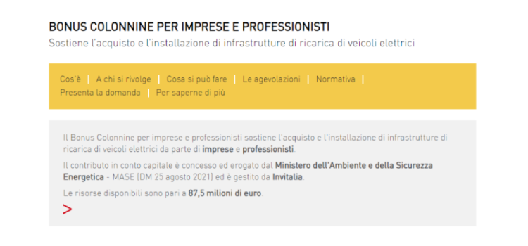 Bonus colonnine per imprese e professionisti: si parte il 26 ottobre 2023