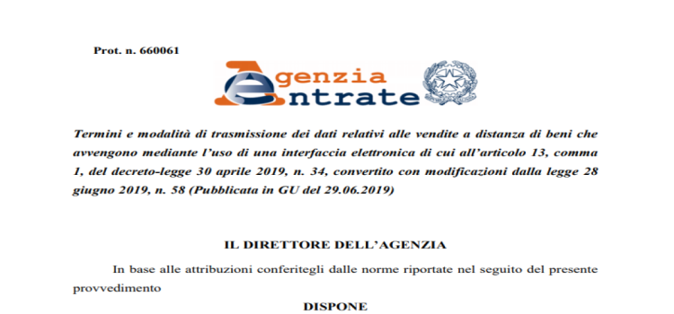 Marketplace e vendite online, comunicazione IVA in scadenza il 31 ottobre 2019