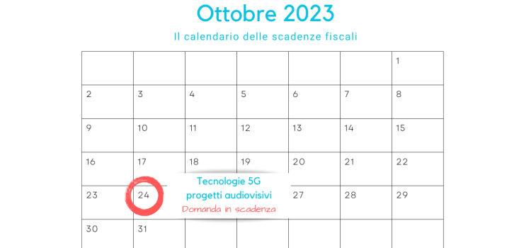 Tecnologie 5G, progetti audiovisivi: scadenza prorogata al 24 ottobre