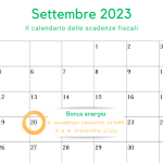 Bonus energia: comunicazione di cessione del credito 3° e 4° trimestre 2022 in scadenza il 20 settembre