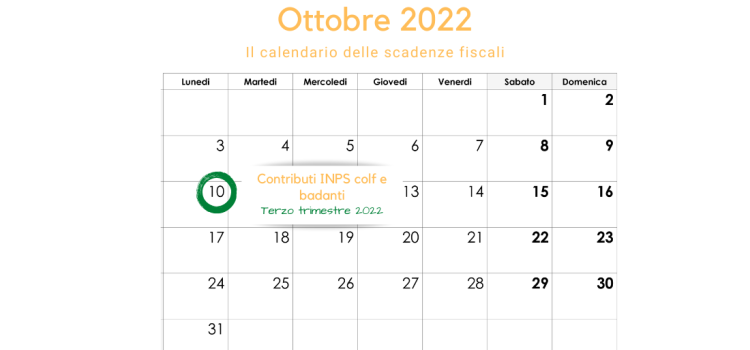 Contributi INPS colf e badanti, scadenza il 10 ottobre per il terzo trimestre 2022