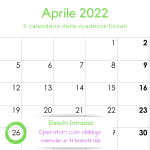 Elenchi Intrastat: scadenza per l'invio il 26 aprile 2022