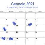 Scadenze fiscali gennaio 2021: il calendario degli adempimenti del mese