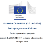 Europa creativa, bando in scadenza il 27 novembre 2019