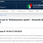 Rottamazione quater: la scadenza della domanda passa al 30 giugno 2023