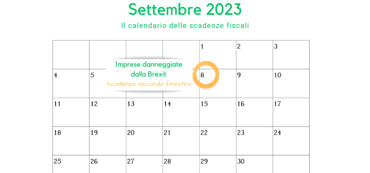 Imprese danneggiate dalla Brexit: in scadenza l'8 settembre la seconda finestra