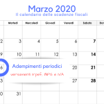 Adempimenti periodici, Irpef, INPS, IVA in scadenza del 16 marzo 2020