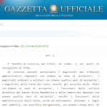 Concorso Consigliere di Stato, 6 posti: domande in scadenza il 4 giugno