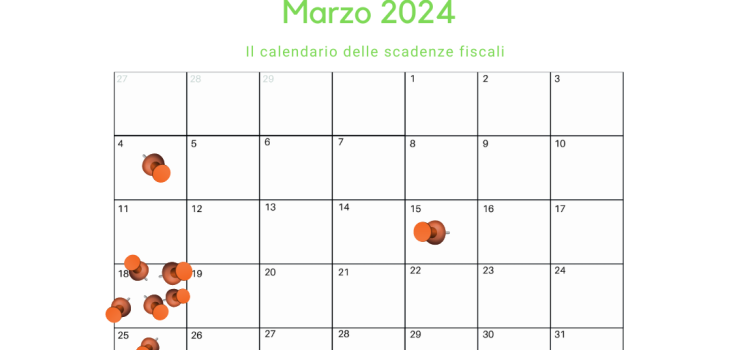 Scadenze fiscali marzo 2024: dalla tassa libri sociali alla CU 2024, passando per saldo IVA e rottamazione