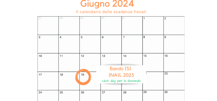 Bando ISI INAIL 2023: click day per la domanda il 19 giugno 2024