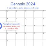 Adempimenti periodici IVA, IRPEF e INPS: la scadenza del 16 gennaio 2024