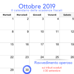 30 ottobre, ravvedimento operoso per i tributi in scadenza il 30 settembre