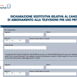 Esonero canone Rai: scadenza fissata al 31 gennaio 2019