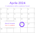 Elenchi Intrastat: invio in scadenza il 26 aprile
