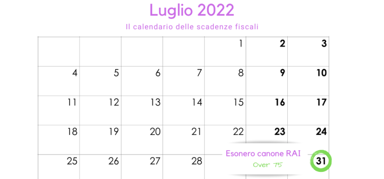 Esonero canone RAI over 75 entro la scadenza del 31 luglio: più tempo per l'invio con la proroga feriale