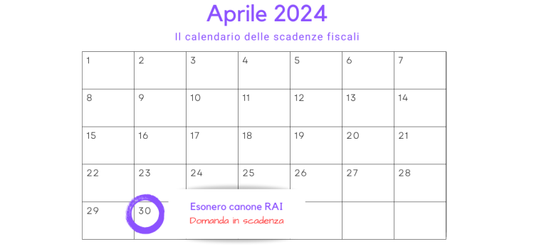 Esonero canone RAI: domanda in scadenza il 30 aprile