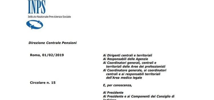 APE Sociale prorogata per tutto il 2019: prima scadenza per le domande 31 marzo 