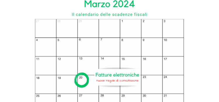 Fatture elettroniche: nuove regole per la consultazione da oggi, 20 marzo 2024