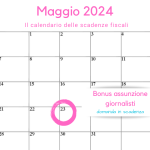 Bonus assunzione giornalisti: domanda in scadenza domani, 23 maggio 2024