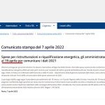 Bonus casa: passa al 19 aprile la scadenza per la comunicazione delle spese dei condomini