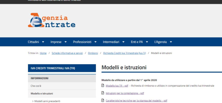 Richiesta rimborso IVA 2020: dal 1° aprile e fino alla scadenza del 30 giugno