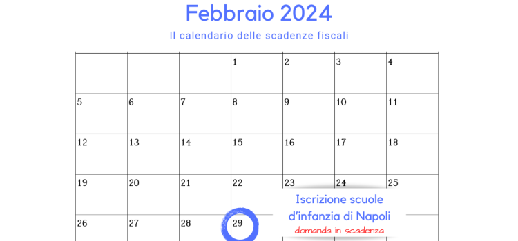 Scuola dell'infanzia di Napoli: domanda di iscrizione e di riconferma in scadenza il 29 febbraio 2024