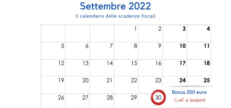 Bonus 200 euro colf e badanti, domanda in scadenza il 30 settembre 2022